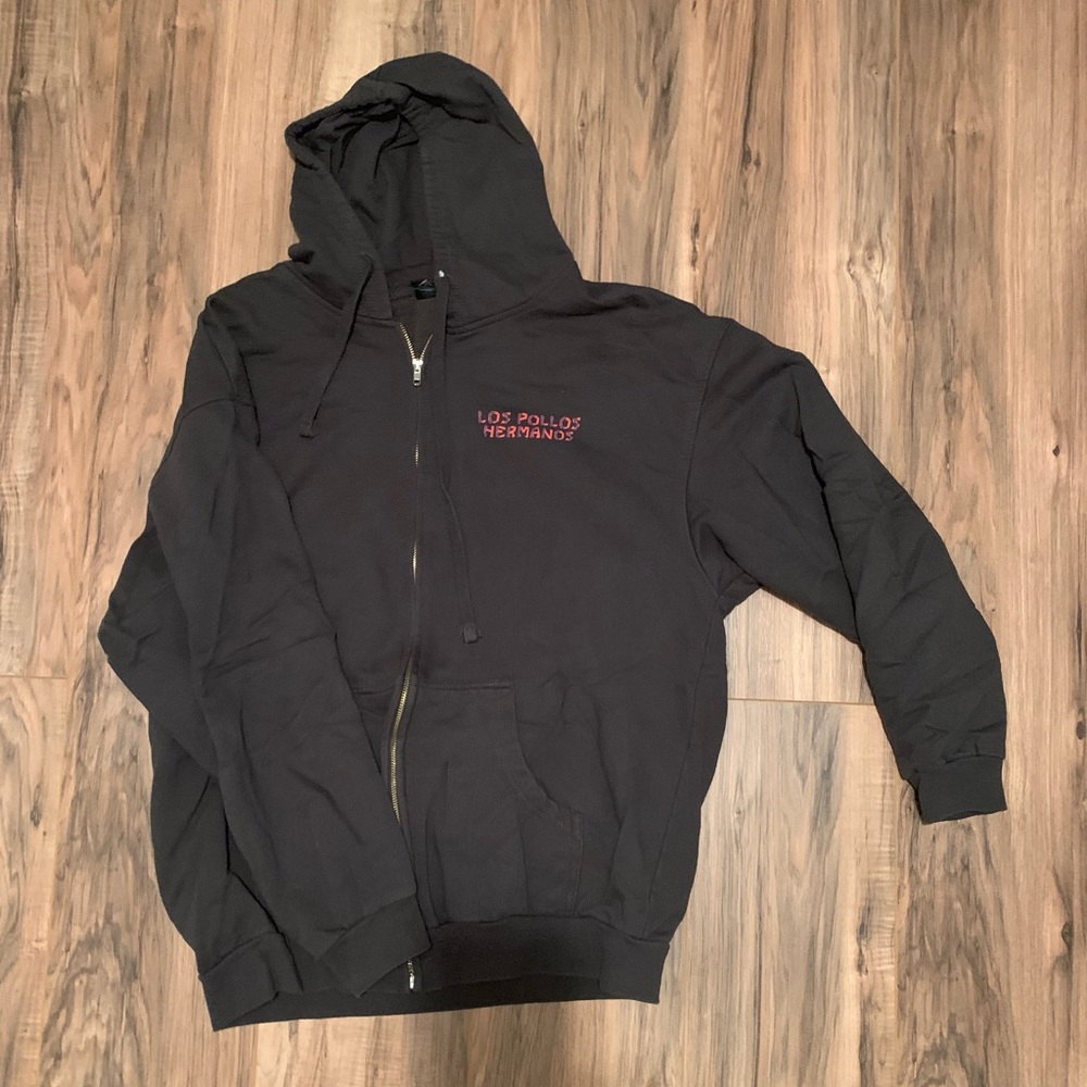 Pollos Hermanos zip up hoodie( fits like large)